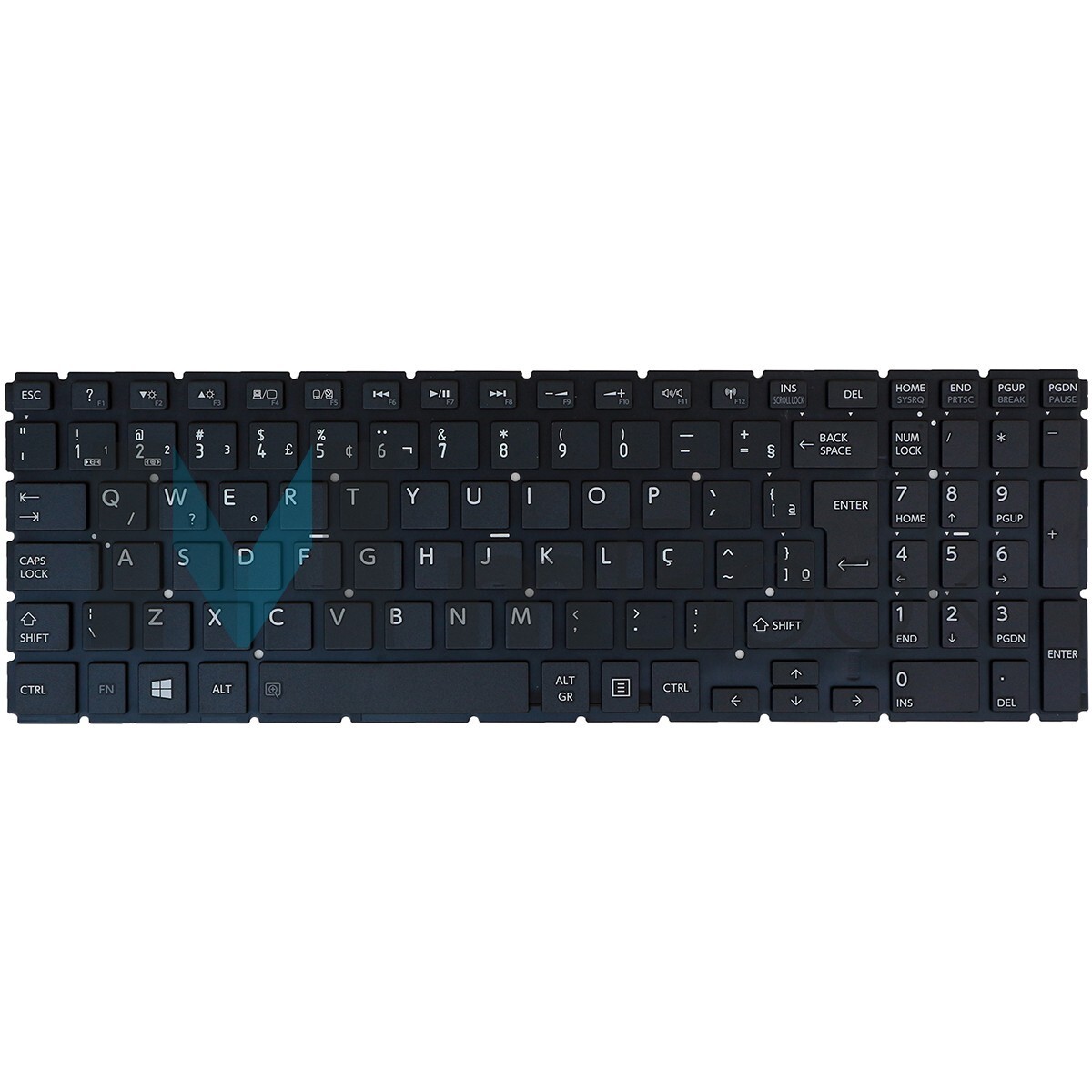 Teclado para Toshiba Satellite P55w-b5112 P50w-bst2n23 P50w, 