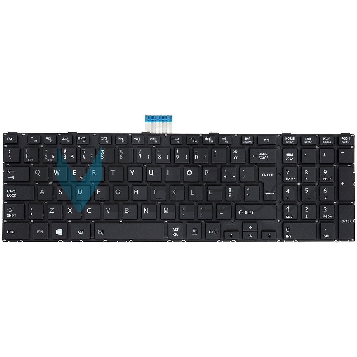 Teclado para Toshiba Satellite S55-a5275 S55-a5176 S55-a5256, 