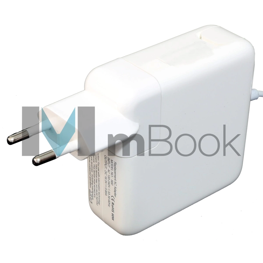 Fonte Carregador P/ Mac A1304 16.5v 60W MS1 Marca Mbook