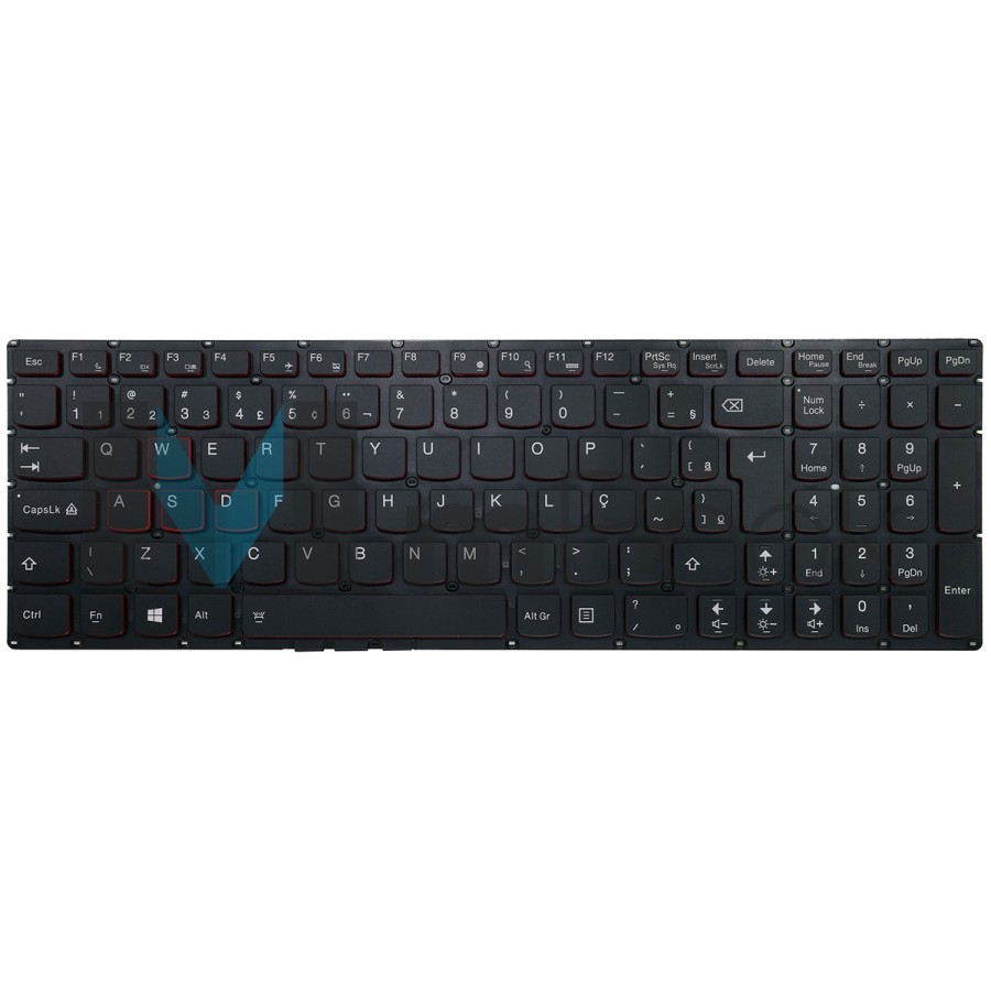 Teclado para Lenovo compatível com pk130zf2a28