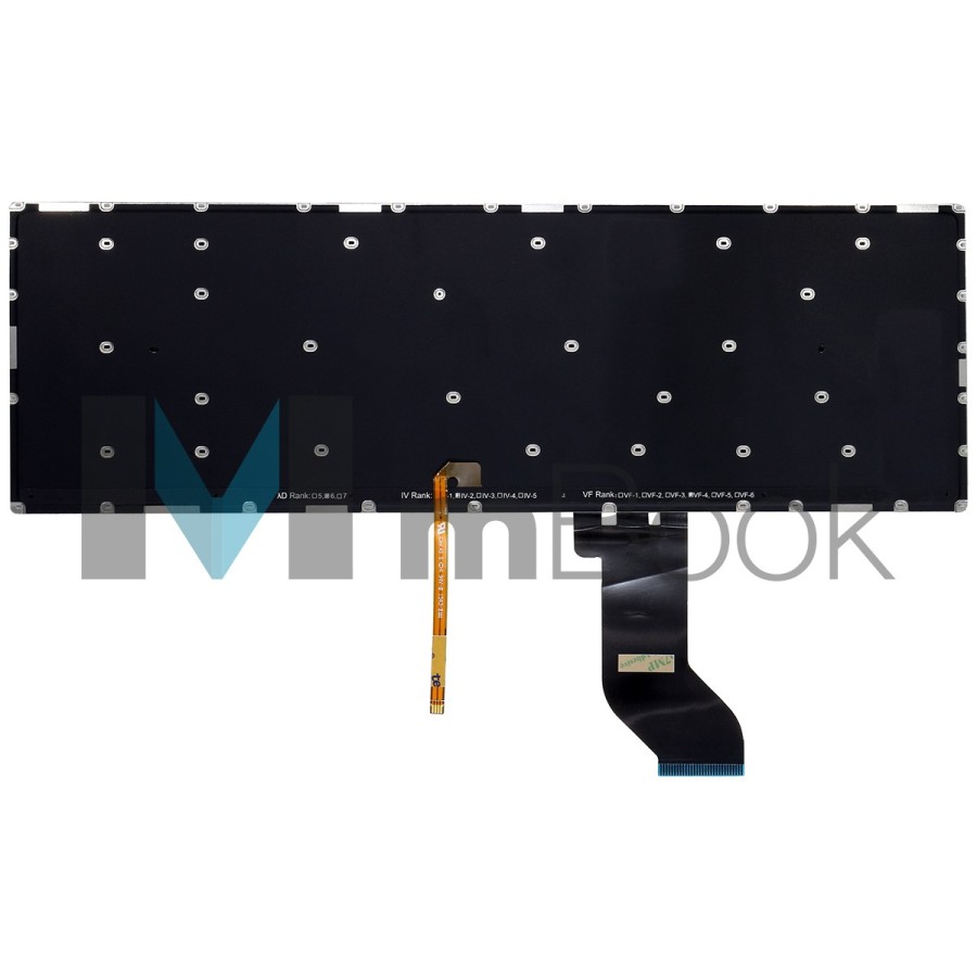Teclado para Lenovo compatível com pk130zf2a28, 