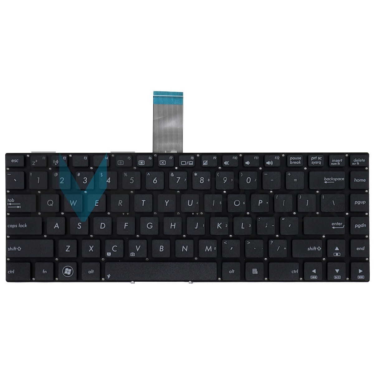 Teclado para Asus compatível com 0knb0-4622ar00 Layout US, 