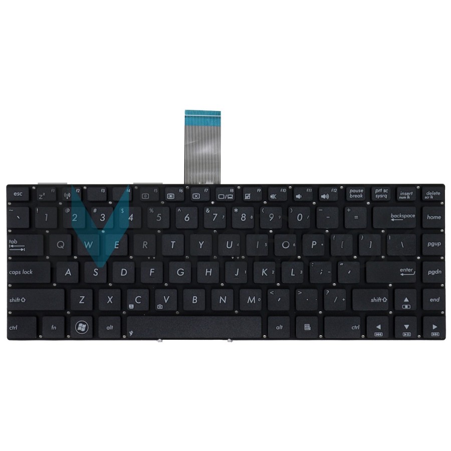 Teclado para Asus compatível com 1222d002619 Layout US