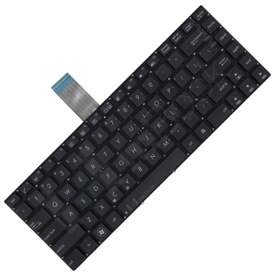 Teclado para Asus compatível com 0knb0-4120us00 Layout US