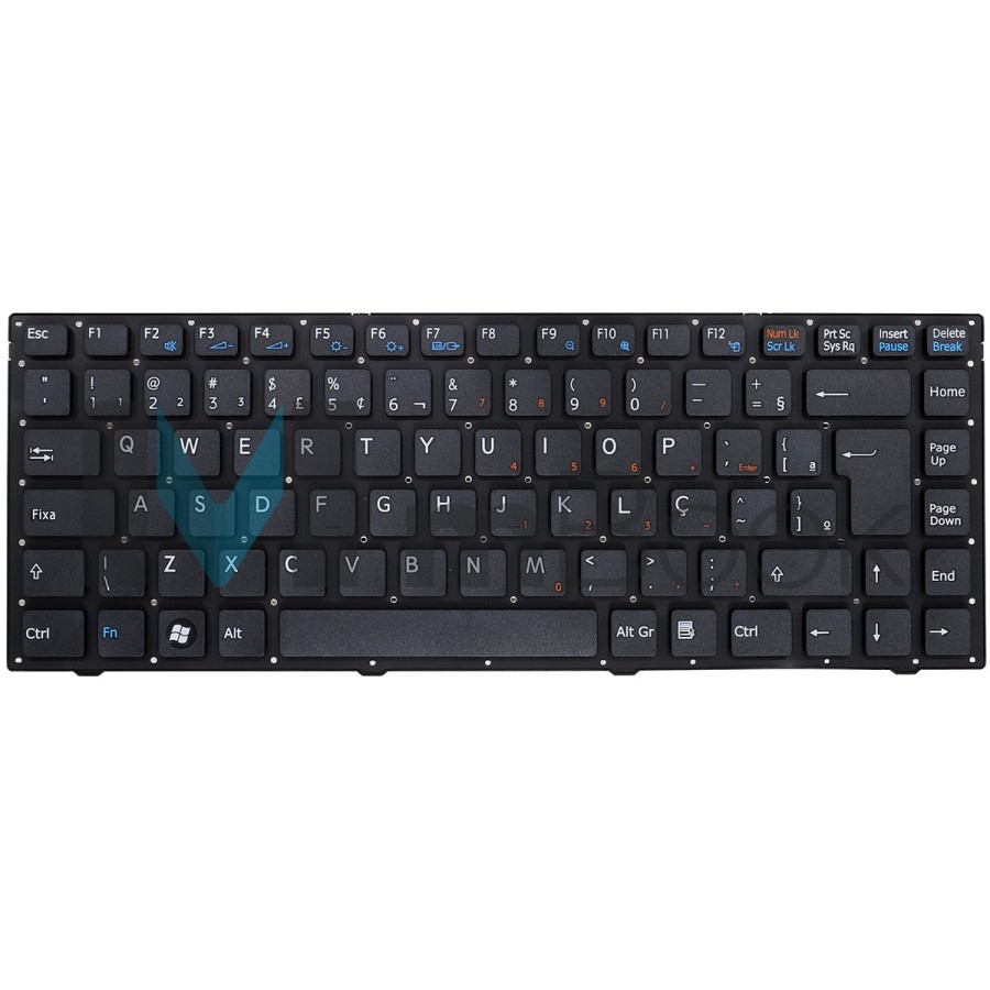 Teclado para Sony Vaio AEGD3U00010 9Z.N3VSQ.001 Layout BR