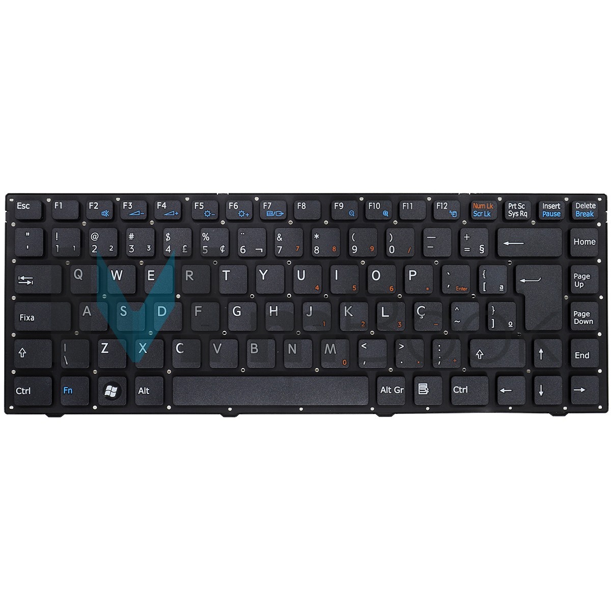 Teclado para Sony Vaio PCG-51211L PCG-51511L Layout BR, 