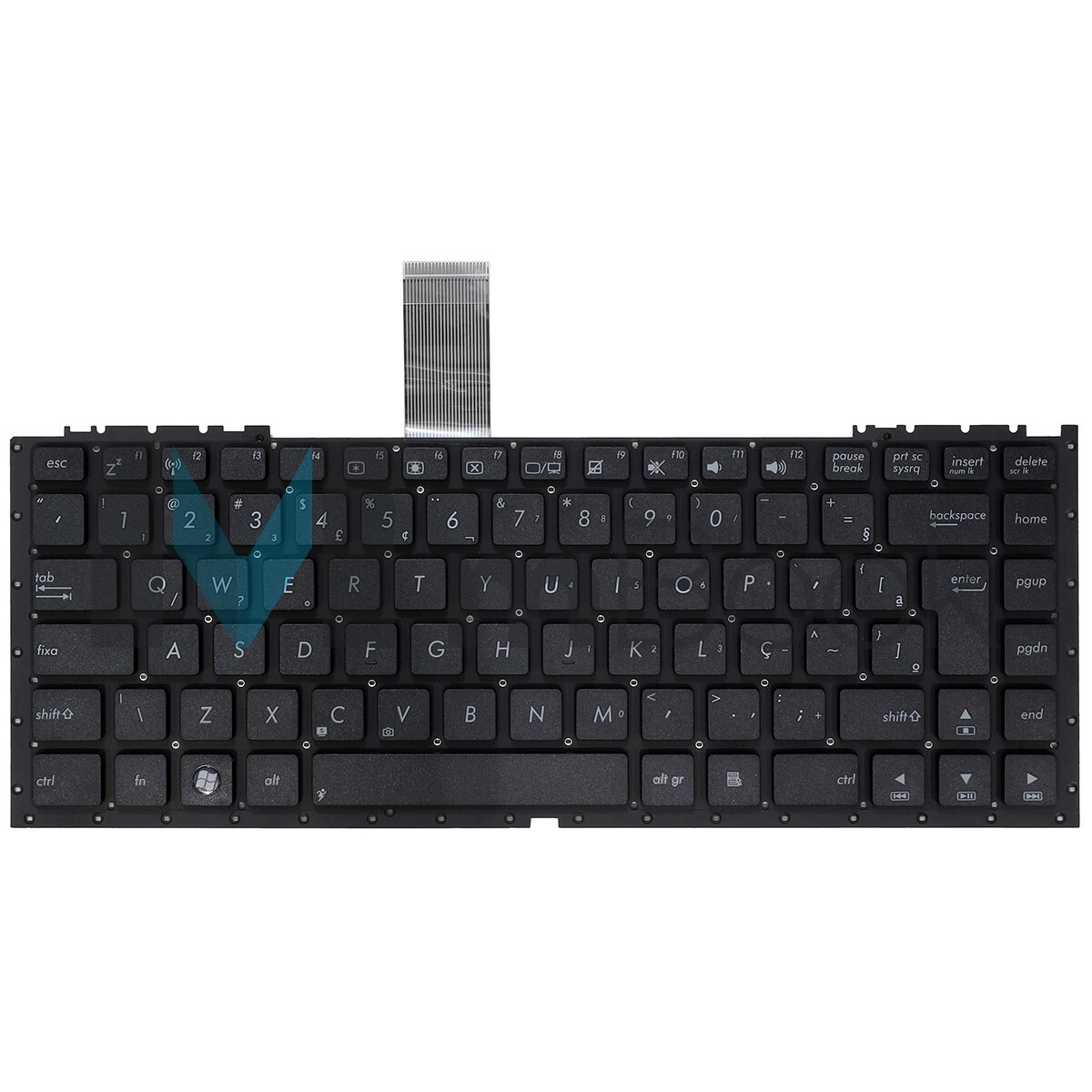 Teclado Para Notebook Asus U33 U33j Layout Abnt Br, 