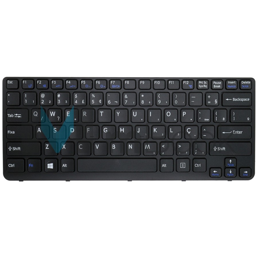 Teclado Sony Vaio Sve14126ca Sve14128ccb BR Trava 1,8cm