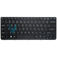 Teclado Sony Vaio Sve14122cg Sve14125yc BR Trava 1,8cm Teclado Sony Vaio Sve14122cg Sve14125yc BR Trava 1,8cm