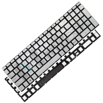 Teclado para HP 15-DA 15-CS3075WM Layout PO Com Led