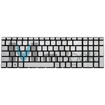 Teclado para HP 15-DA 15-CS3075WM Layout PO Com Led