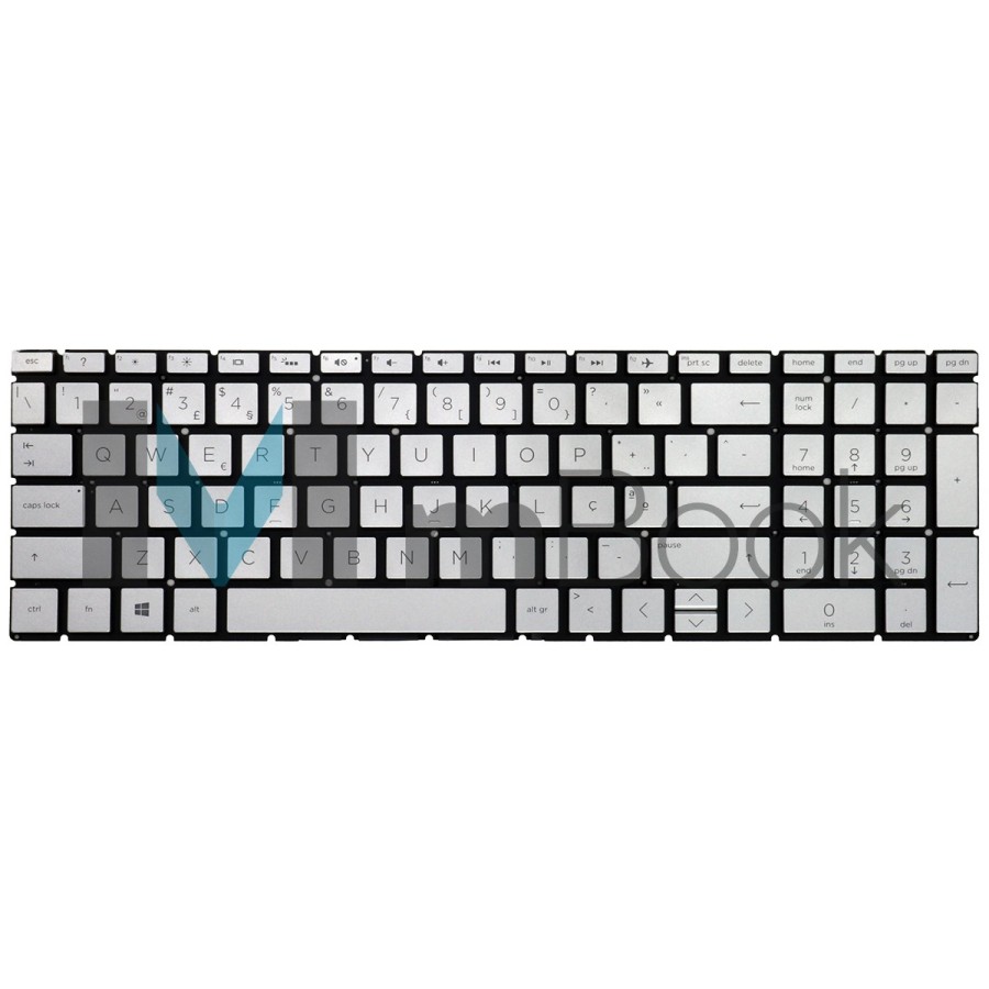 Teclado para HP 15-DA0012DX 15-CW0017CA Layout PO Com Led