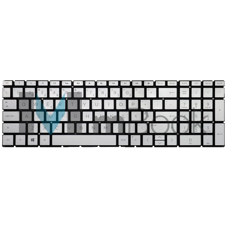 Teclado para HP 15-DW2638CL Layout PO Com Led