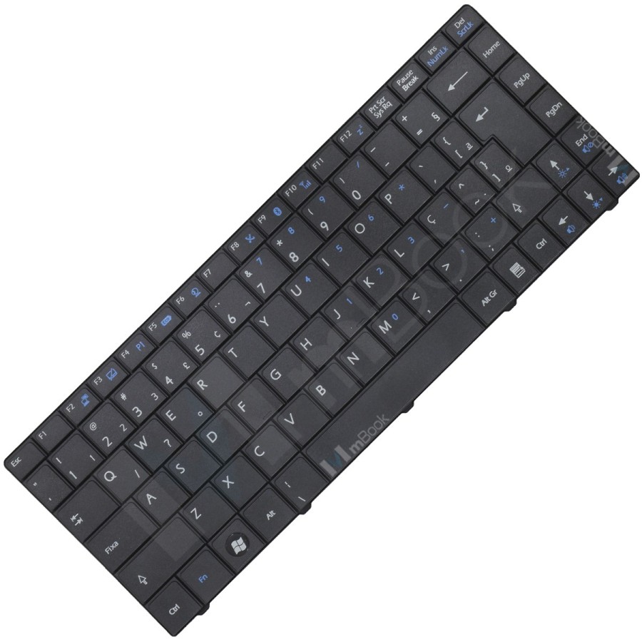 Teclado Para Msi Cr400 Cx400 X300 X320 X340 V103522ak1 BR Ç