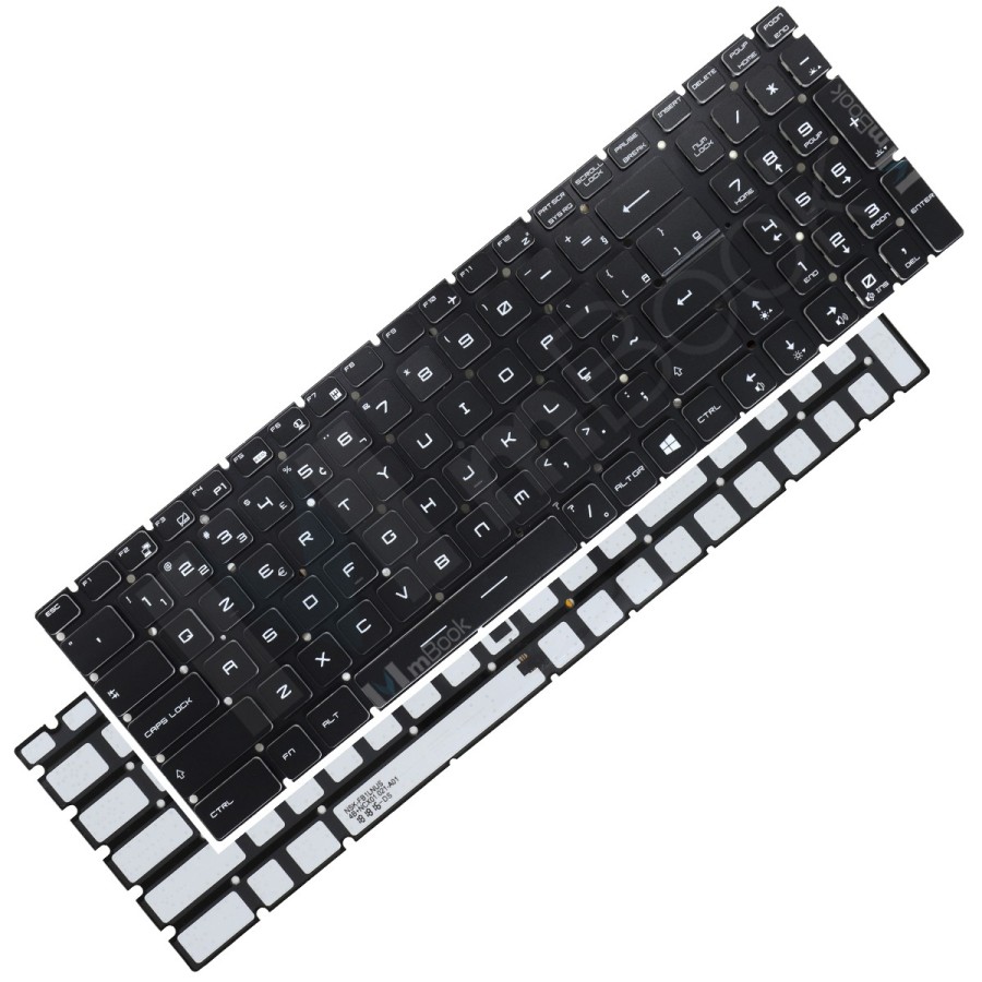 Teclado Para Msi Gf75 Thin 9sd Com Led