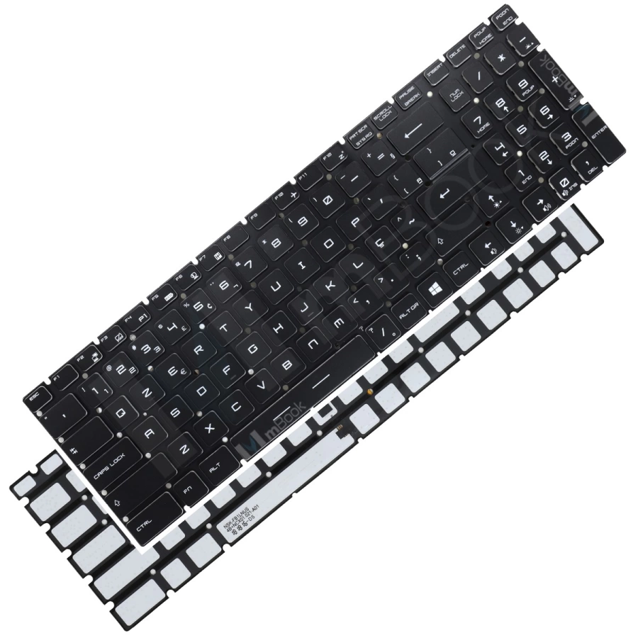 Teclado Para Msi Gl65 Leopard 10scsr Com Led