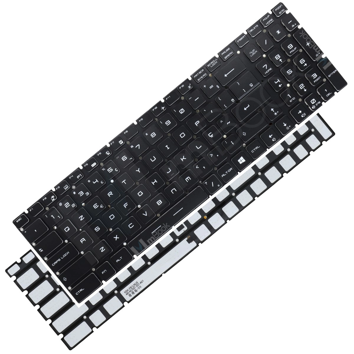 Teclado Para Msi We65 9ti Com Led Teclado Para Msi We65 9ti Com Led