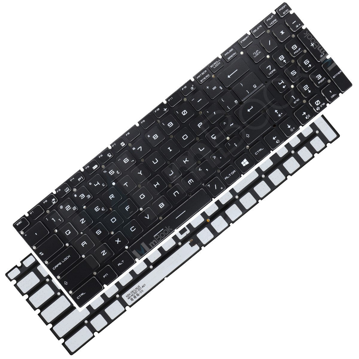 Teclado Para Msi Wt72 Series Com Led