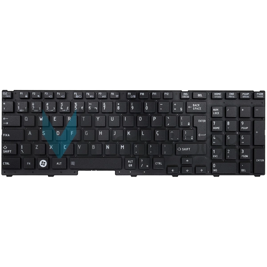 Teclado para Toshiba Satellite A665D-S6096 A660D-BT2N22 BR