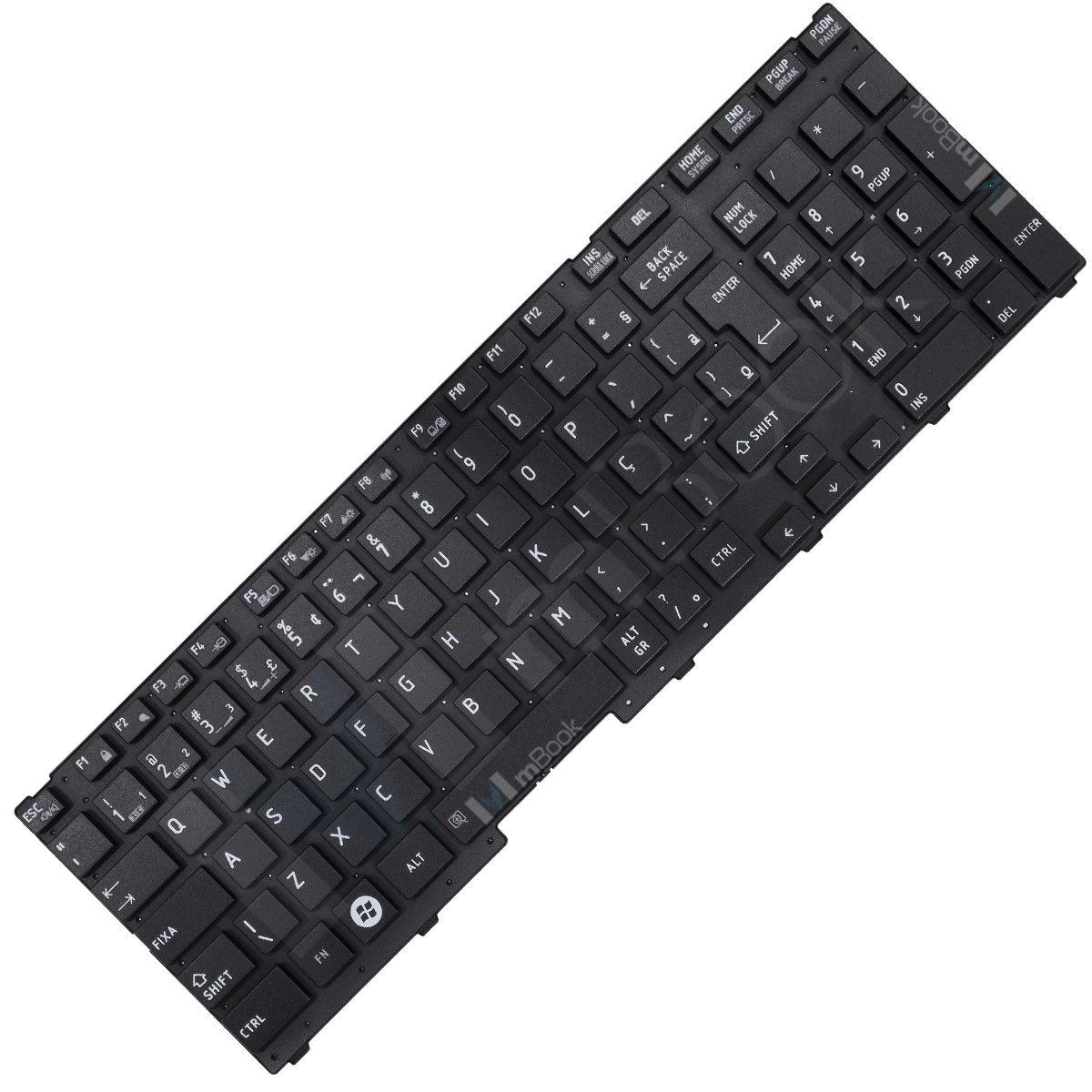 Teclado para Toshiba Satellite A660-BT2G22 A665-S6097 BR Teclado para Toshiba Satellite A660-BT2G22 A665-S6097 BR