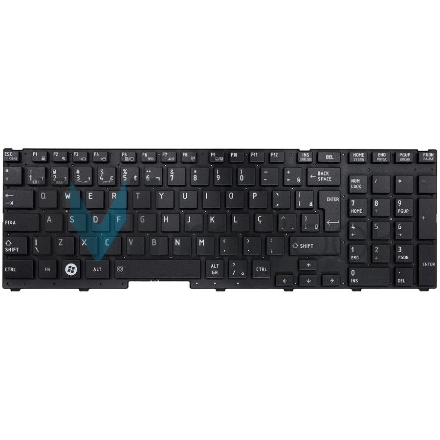 Teclado para Toshiba Satellite A660-BT2G22 A665-S6097 BR