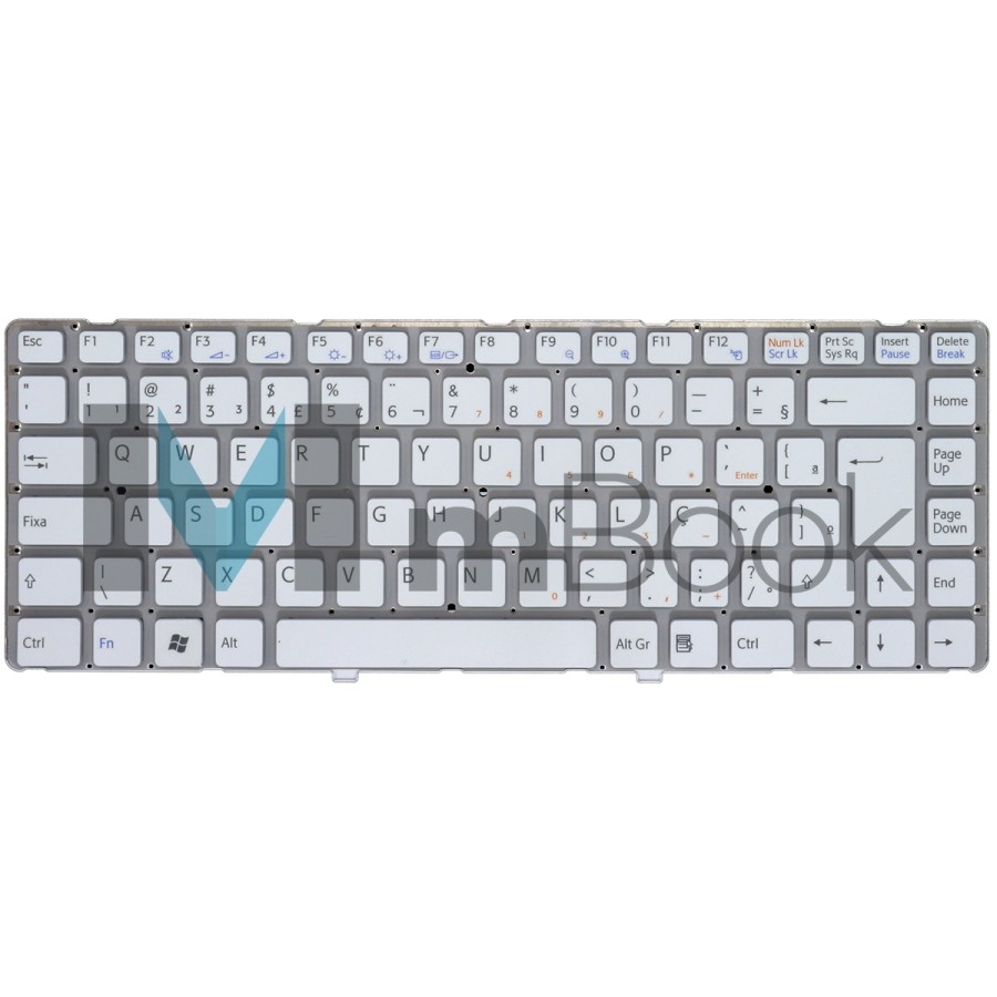 Teclado para Sony Vaio VGN-NW Series VGN-NW100 Shift Pequeno