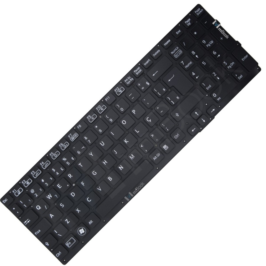 Teclado para Sony Vaio compatível com 1-489-861-11 Br