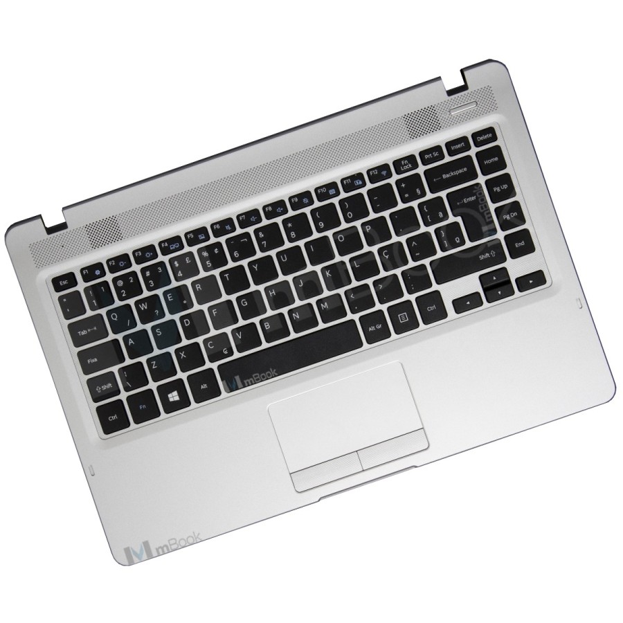 Teclado com palmrest topcover Samsung NP300E4L NP300E4L