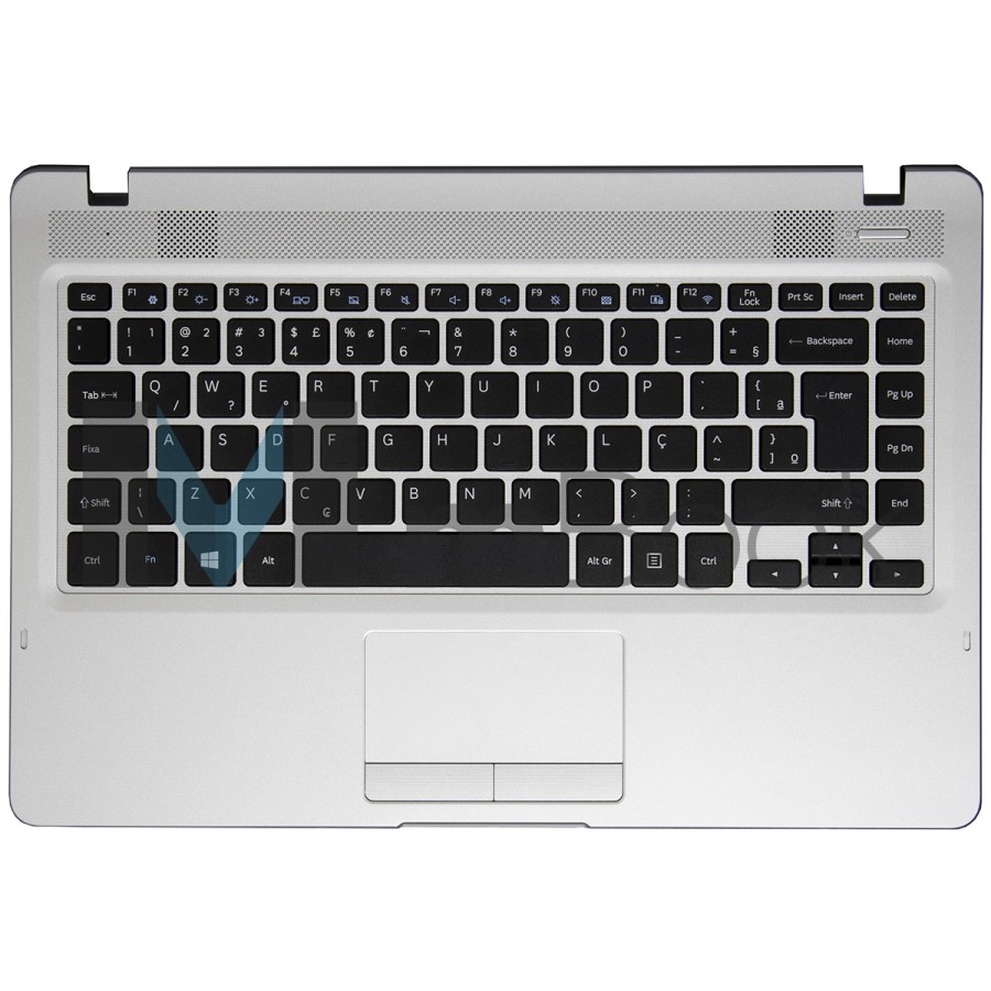 Teclado com palmrest topcover Samsung NP300E4L NP300E4L