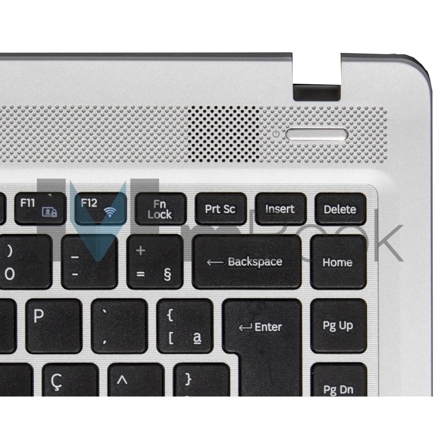 Teclado com palmrest topcover Samsung NP300E4L NP300E4L