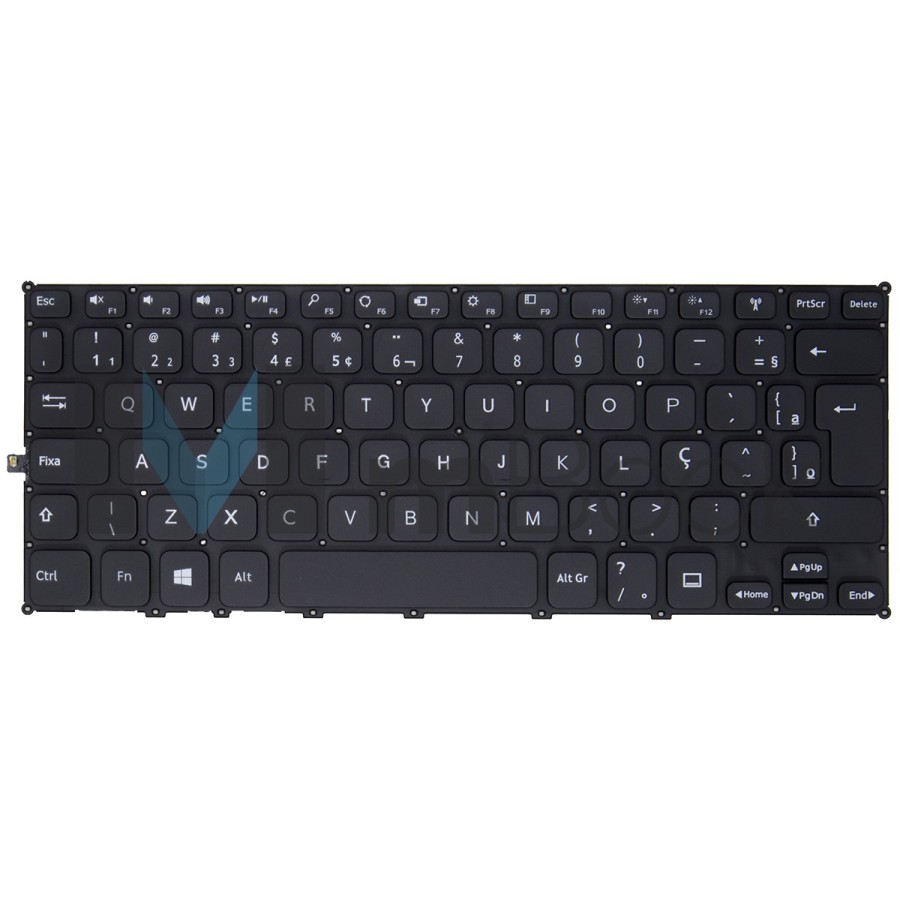 Teclado para Dell compatível com PN aezm3k00010 BR