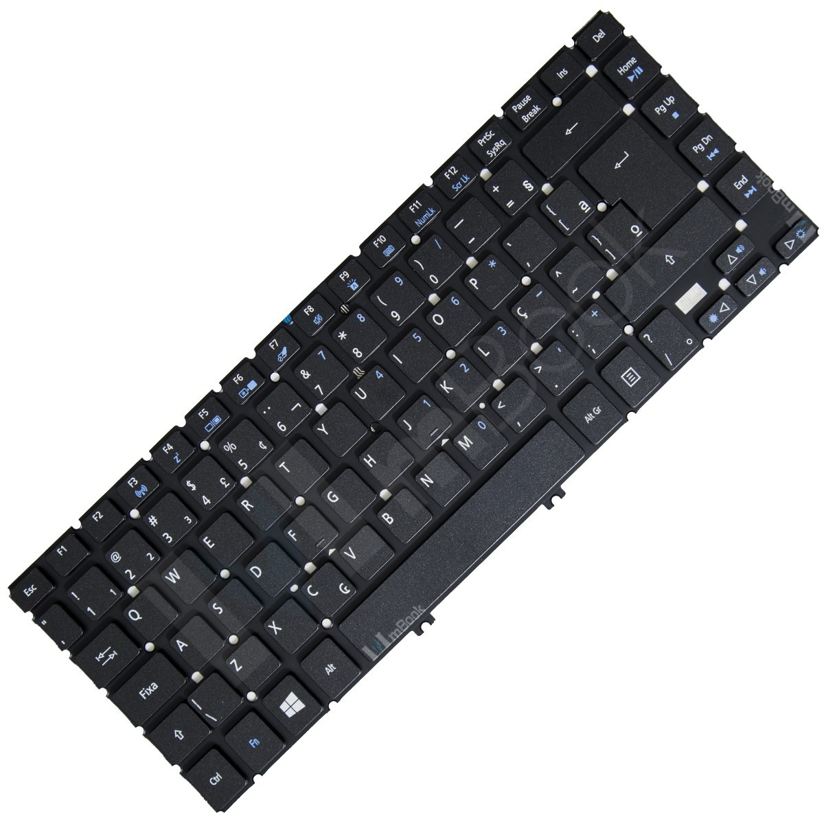 Teclado para Acer compatível com PN 9Z.N9LBC.A1D BR Com LED, 