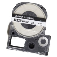 Fita Para Rotuladora Lw 600 Lw600 Epson Compatível Lc-6wbn Fita Para Rotuladora Lw 600 Lw600 Epson Compatível Lc-6wbn