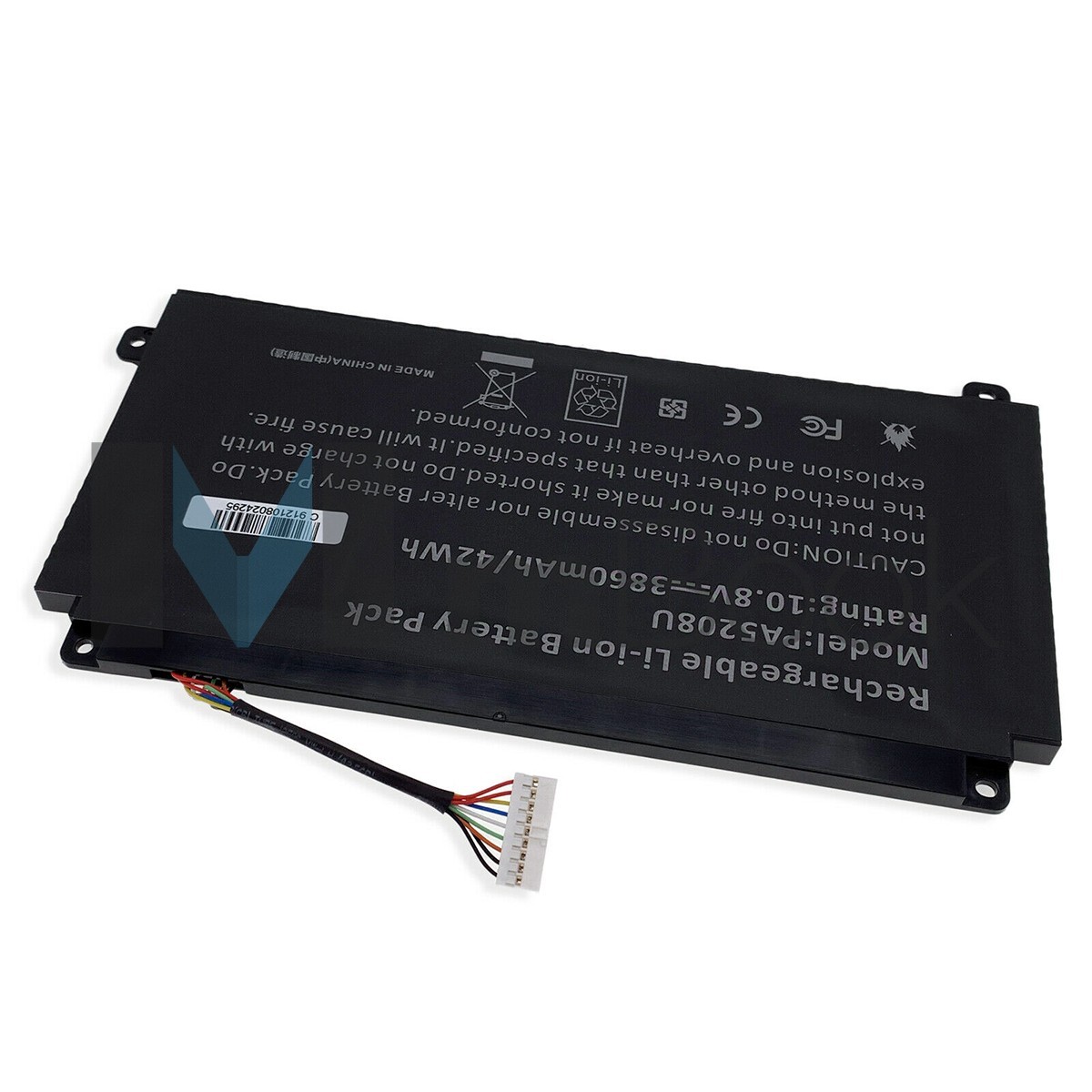 Bateria para Toshiba compatível com PN PA5208U-1BRS, 