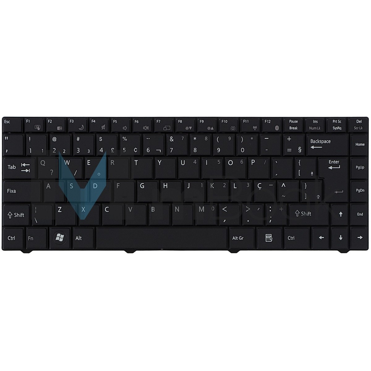 Teclado para Positivo compatível com PN qaq02, 