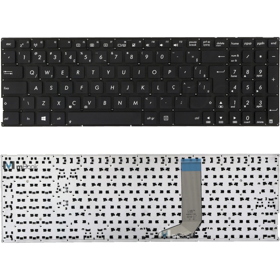 Teclado para Asus compatível com 9Z.N8SSQ.001