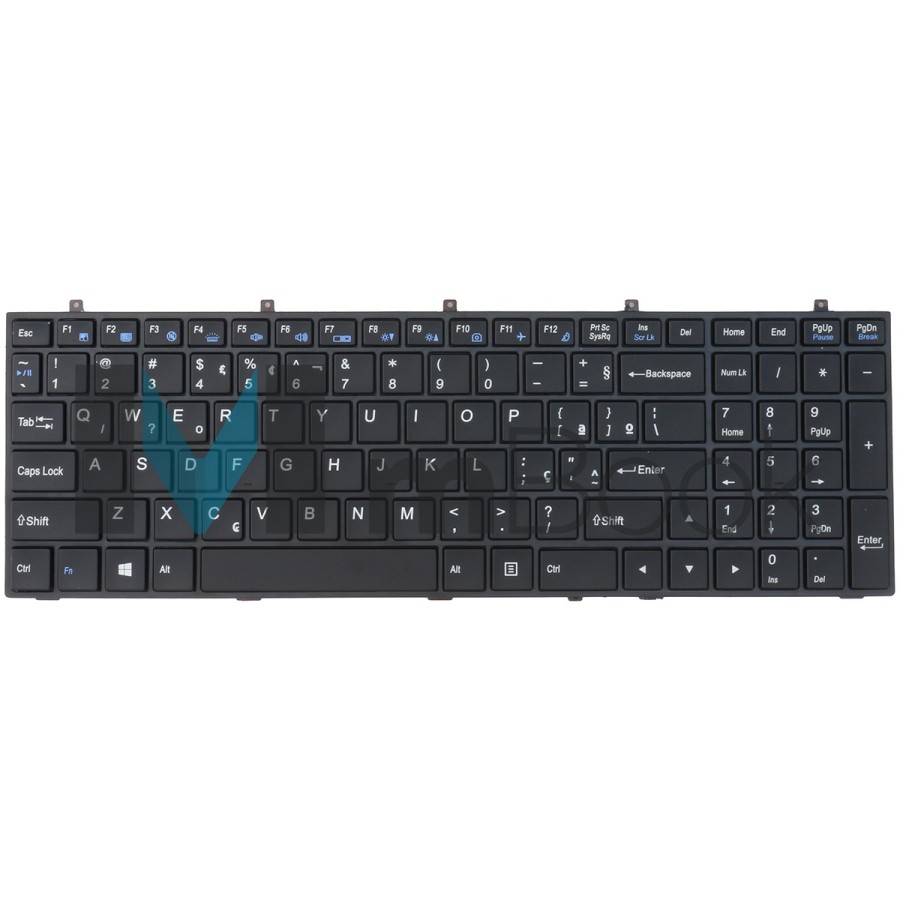 Teclado para Avell compatível com PN 6-80-W3700-012-1