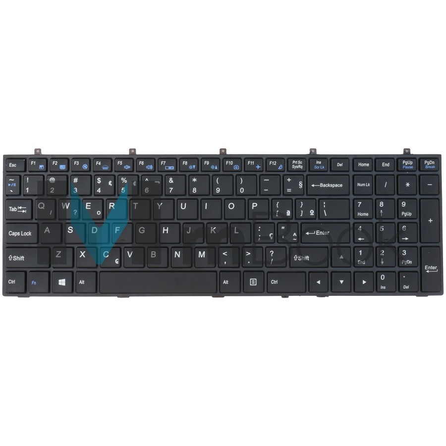 Teclado para Avell compatível com PN 6-80-W3700-012-1