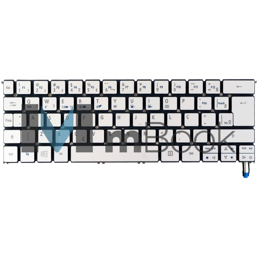 Teclado P/ Notebook para Acer Aspire S7-391-9886 S7-391 Br