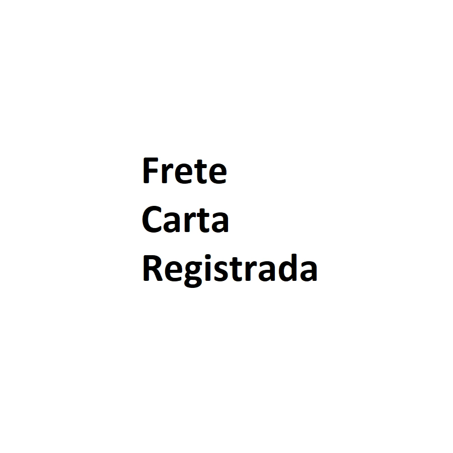 Frete Carta Registrada