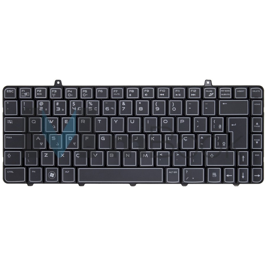 Teclado pra Dell Alienware M11x R2, M11x R3 sem leds