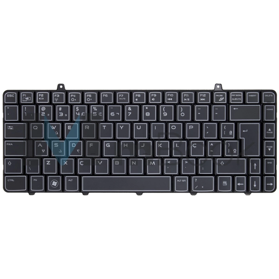 Teclado pra Dell Alienware compatível com PN 0kmvnt sem leds