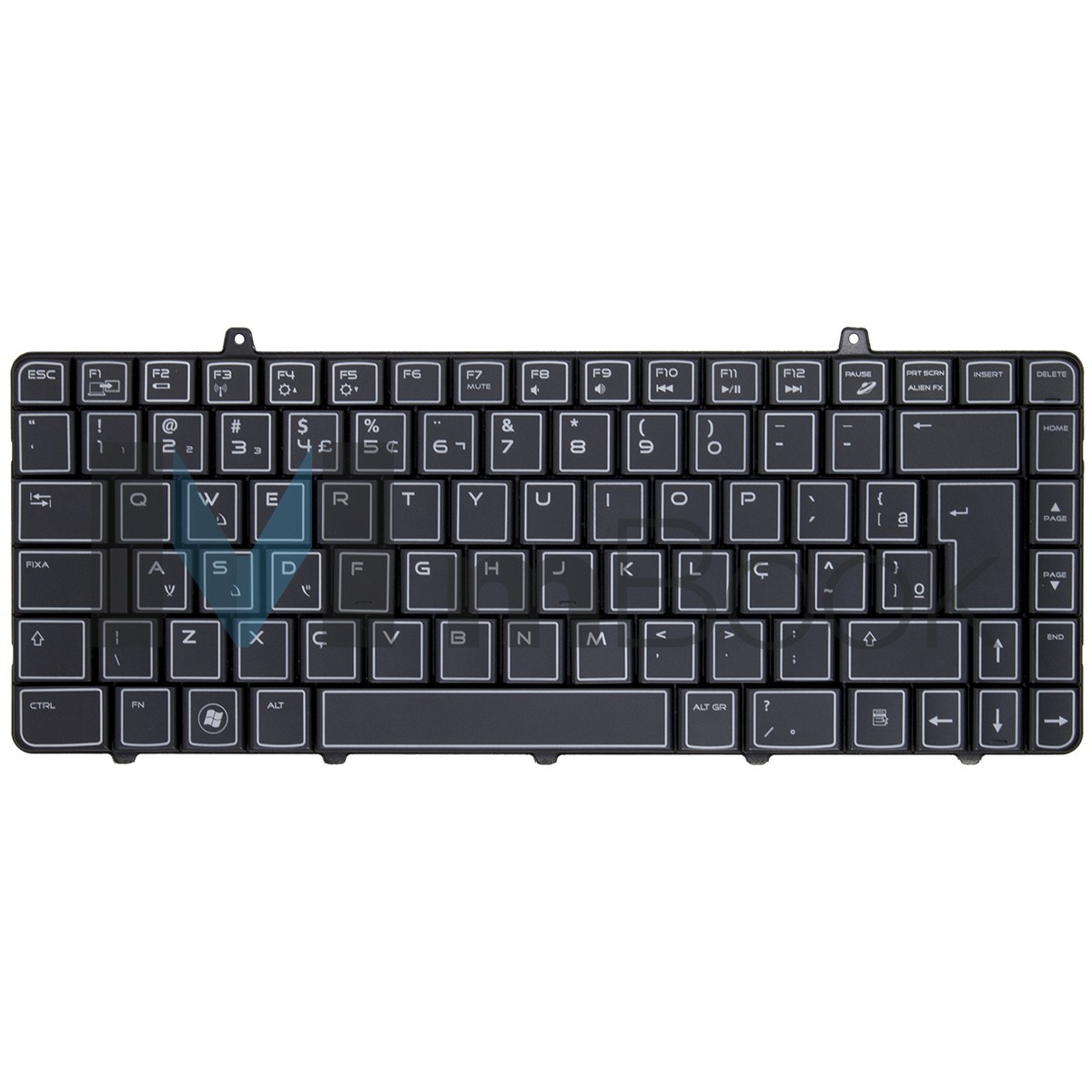 Teclado pra Dell Alienware compatível com V109002dr sem led, 