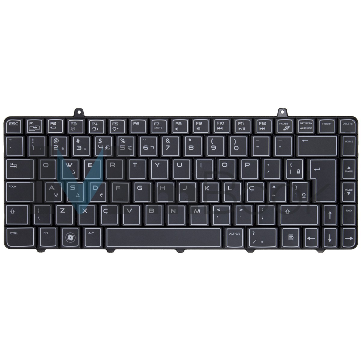 Teclado pra Dell Alienware compatível com V109002dr sem led, 