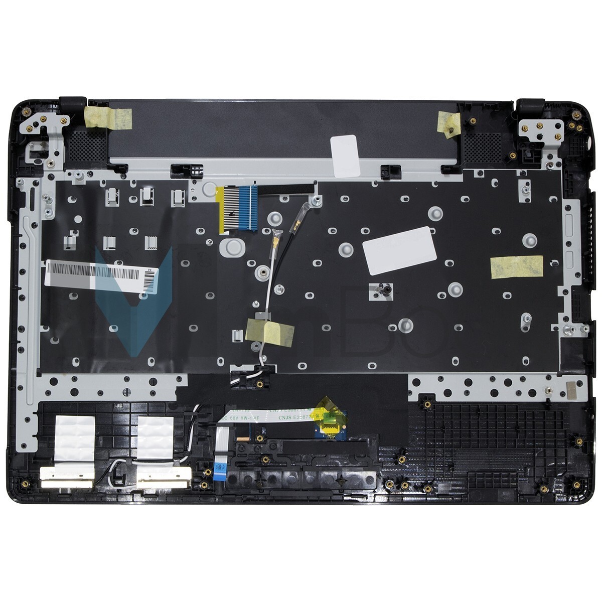 Teclado Com Palmrest para Samsung Np370e4k-kd3br Cor Preta, 