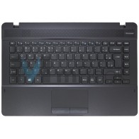 Teclado Com Palmrest pra Samsung Np370e4k-kd3br cor preta Teclado Com Palmrest pra Samsung Np370e4k-kd3br cor preta