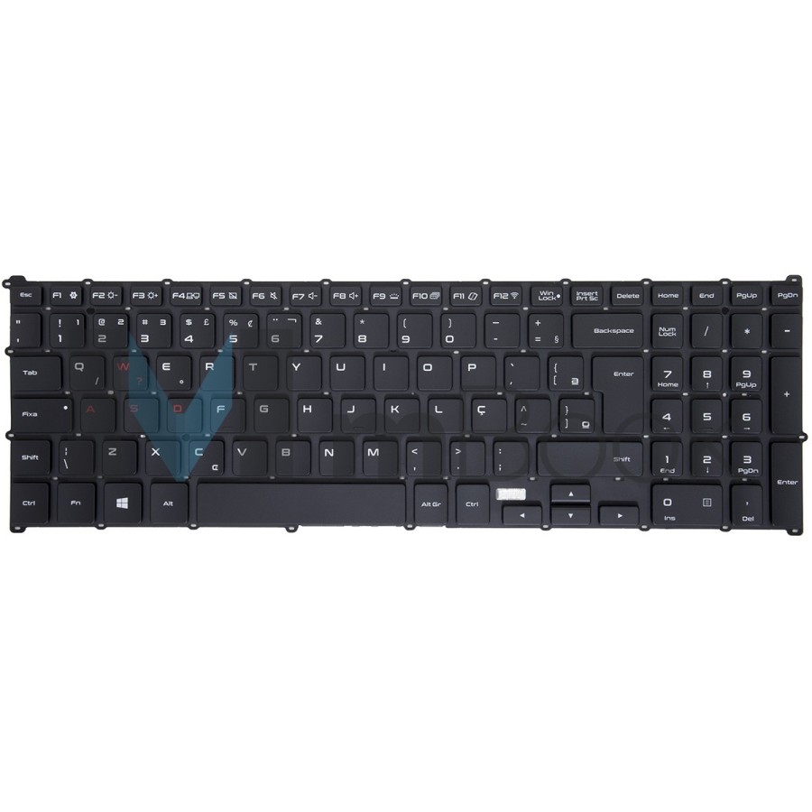 Teclado para Samsung NP850XBB BR com LED, 