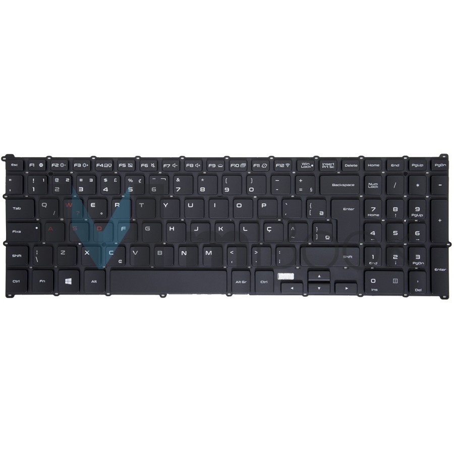 Teclado para Samsung NP850XBB BR com LED, 