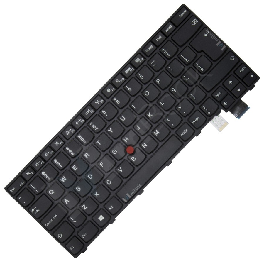 Teclado Para Lenovo Compatível Com Pn Sn20h42323 Layout Br Ç