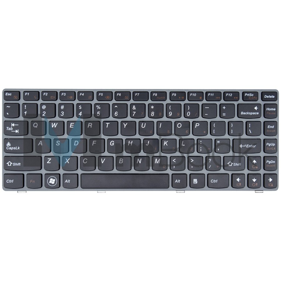 Teclado para Lenovo compatível com PN 25-010871 Layout US, 